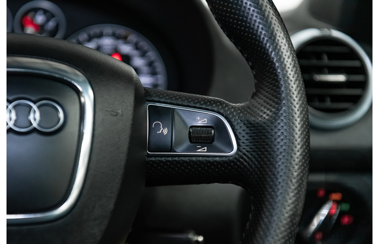 12/2008 Audi A3 2.0 TFSI Ambition 8P 2d Cabriolet Ice Silver Metallic Turbo 2.0L