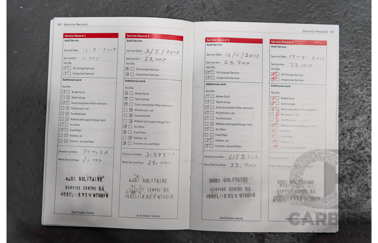 12/2008 Audi A3 2.0 TFSI Ambition 8P 2d Cabriolet Ice Silver Metallic Turbo 2.0L