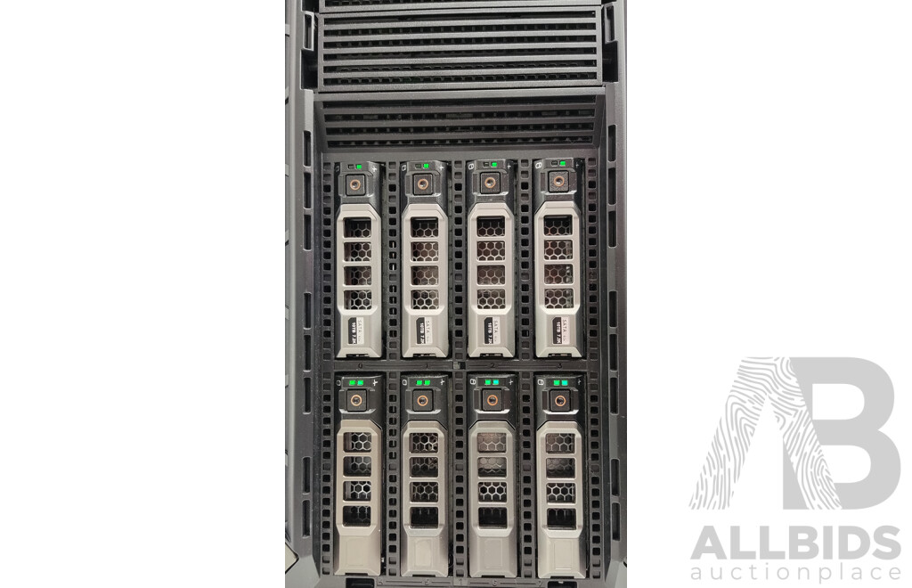Dell PowerEdge T440 Dual Intel Xeon GOLD (6140) 2.30GHz-3.7GHz 18-Core CPU Tower Server W/ 256GB 2666MHz ECC DDR4, 4x 10TB SAS HDD and 4x 1.92TB SAS SSD