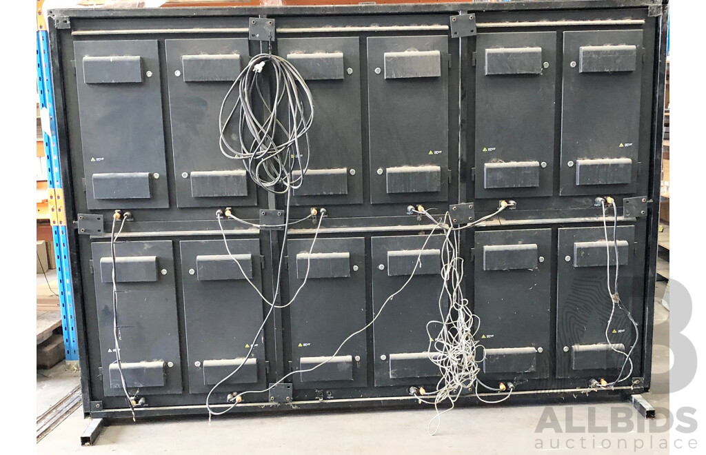 Multi-Panel LED Signage Wall