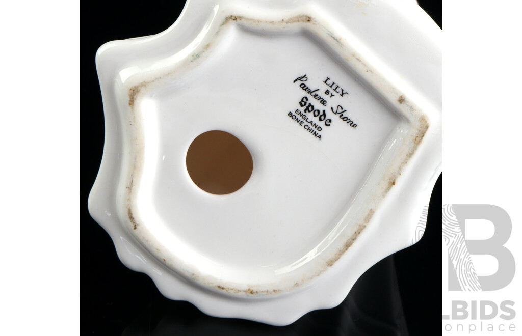 Spode Porcelain Female Figure, Lily, by Pauline Shone, Marks to Base