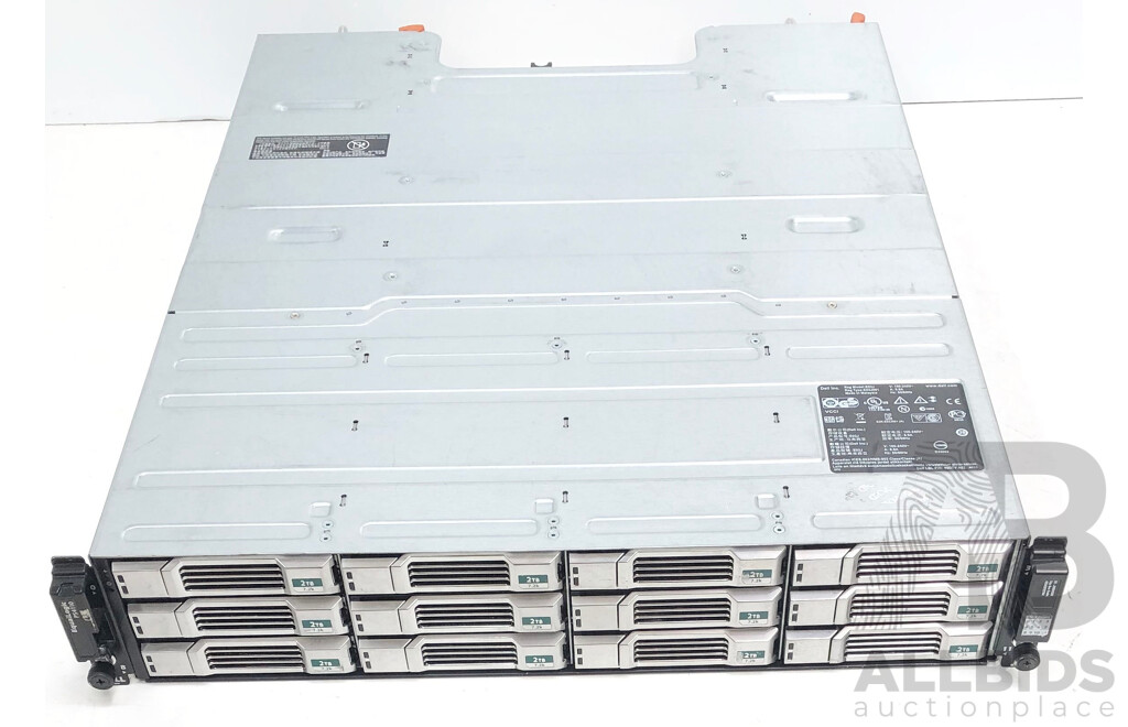 Dell EqualLogic PS4110 12 Bay Hard Drive Array w/ 24TB of Total Storage