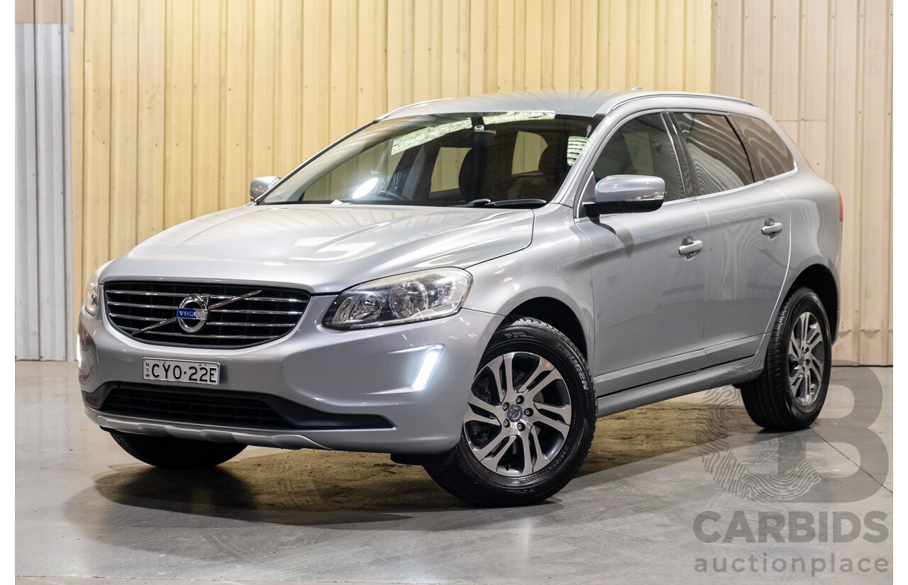 7/2014 Volvo XC60 D4 Luxury DZ 4d Wagon Metallic Silver Turbo Diesel 2.0L