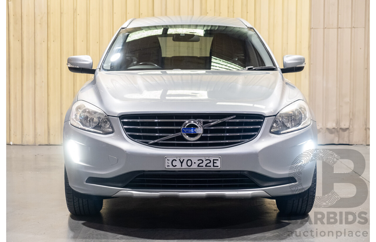 7/2014 Volvo XC60 D4 Luxury DZ 4d Wagon Metallic Silver Turbo Diesel 2.0L