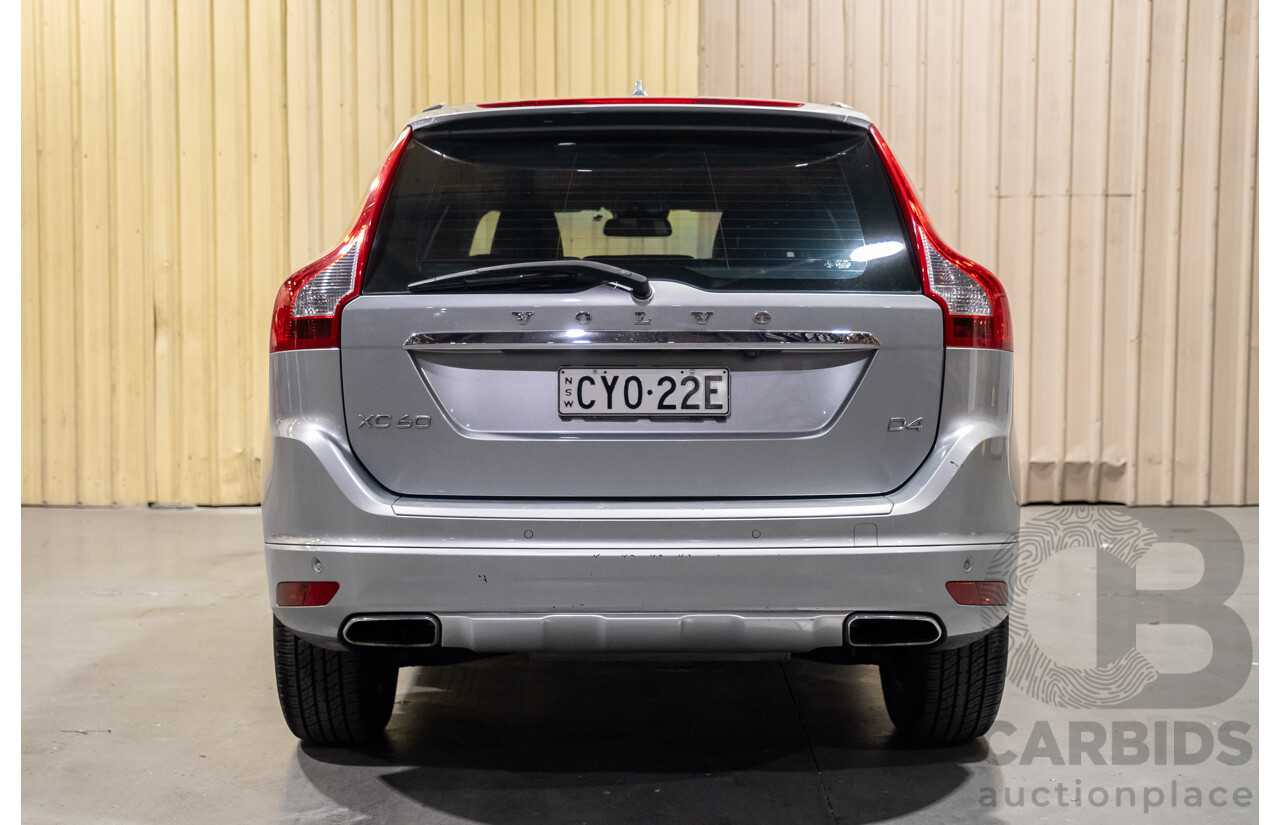 7/2014 Volvo XC60 D4 Luxury DZ 4d Wagon Metallic Silver Turbo Diesel 2.0L