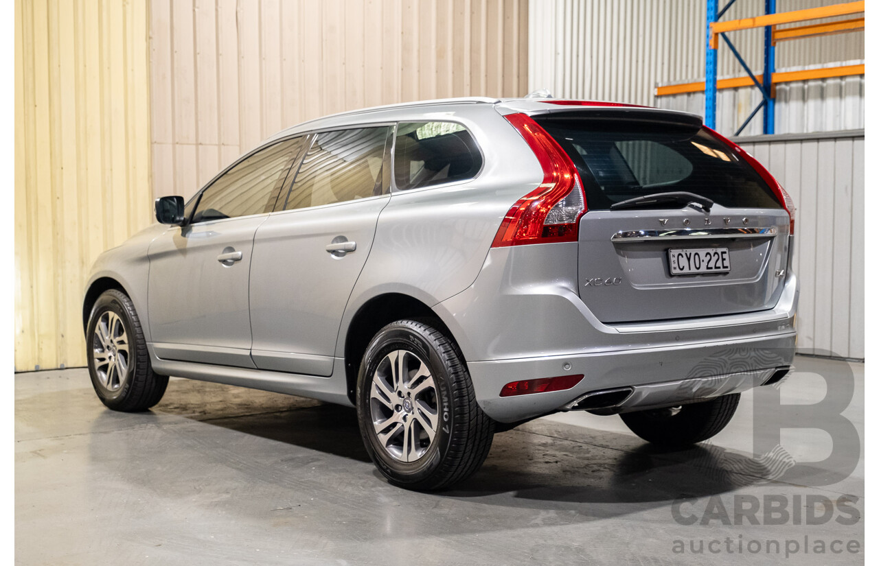 7/2014 Volvo XC60 D4 Luxury DZ 4d Wagon Metallic Silver Turbo Diesel 2.0L