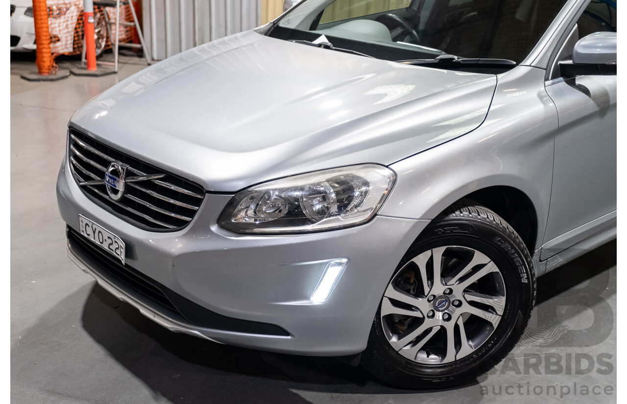 7/2014 Volvo XC60 D4 Luxury DZ 4d Wagon Metallic Silver Turbo Diesel 2.0L
