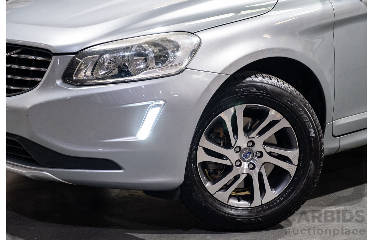 7/2014 Volvo XC60 D4 Luxury DZ 4d Wagon Metallic Silver Turbo Diesel 2.0L