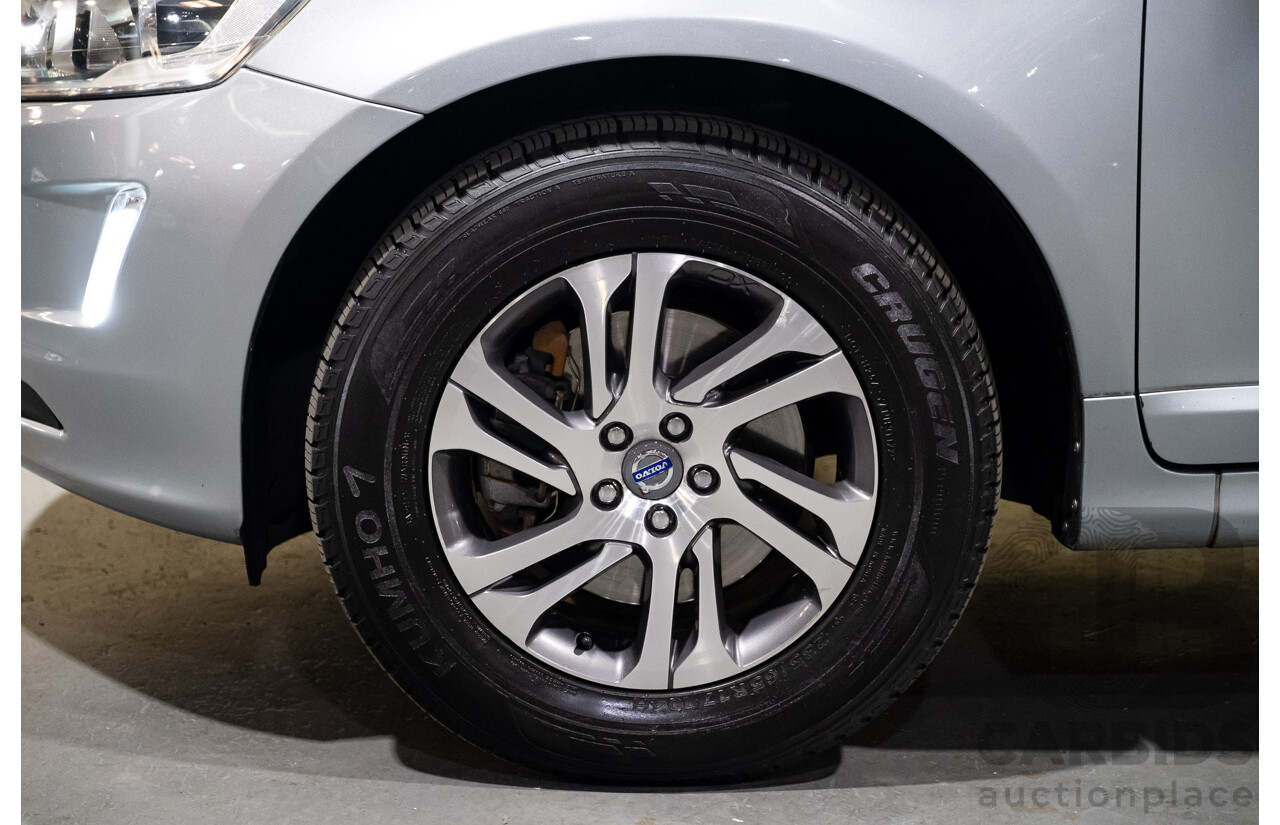 7/2014 Volvo XC60 D4 Luxury DZ 4d Wagon Metallic Silver Turbo Diesel 2.0L