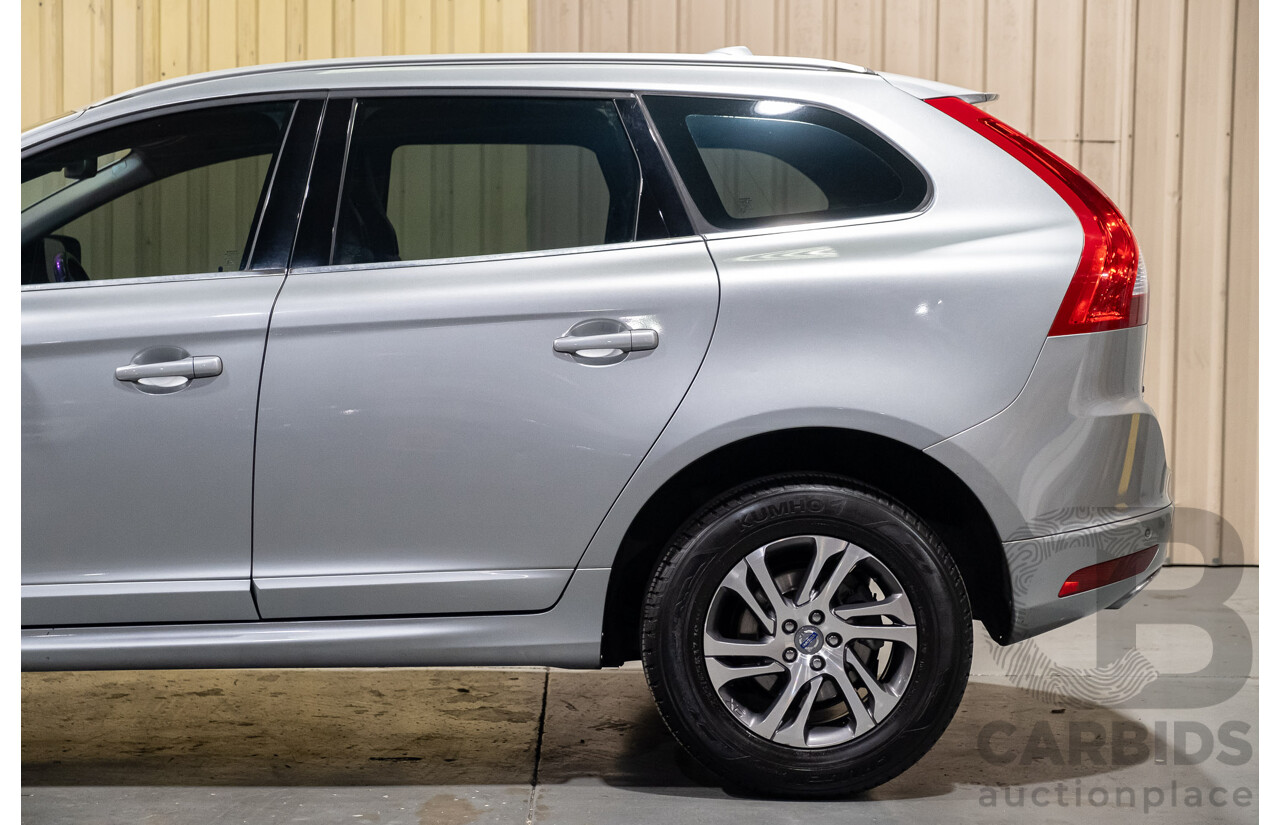 7/2014 Volvo XC60 D4 Luxury DZ 4d Wagon Metallic Silver Turbo Diesel 2.0L