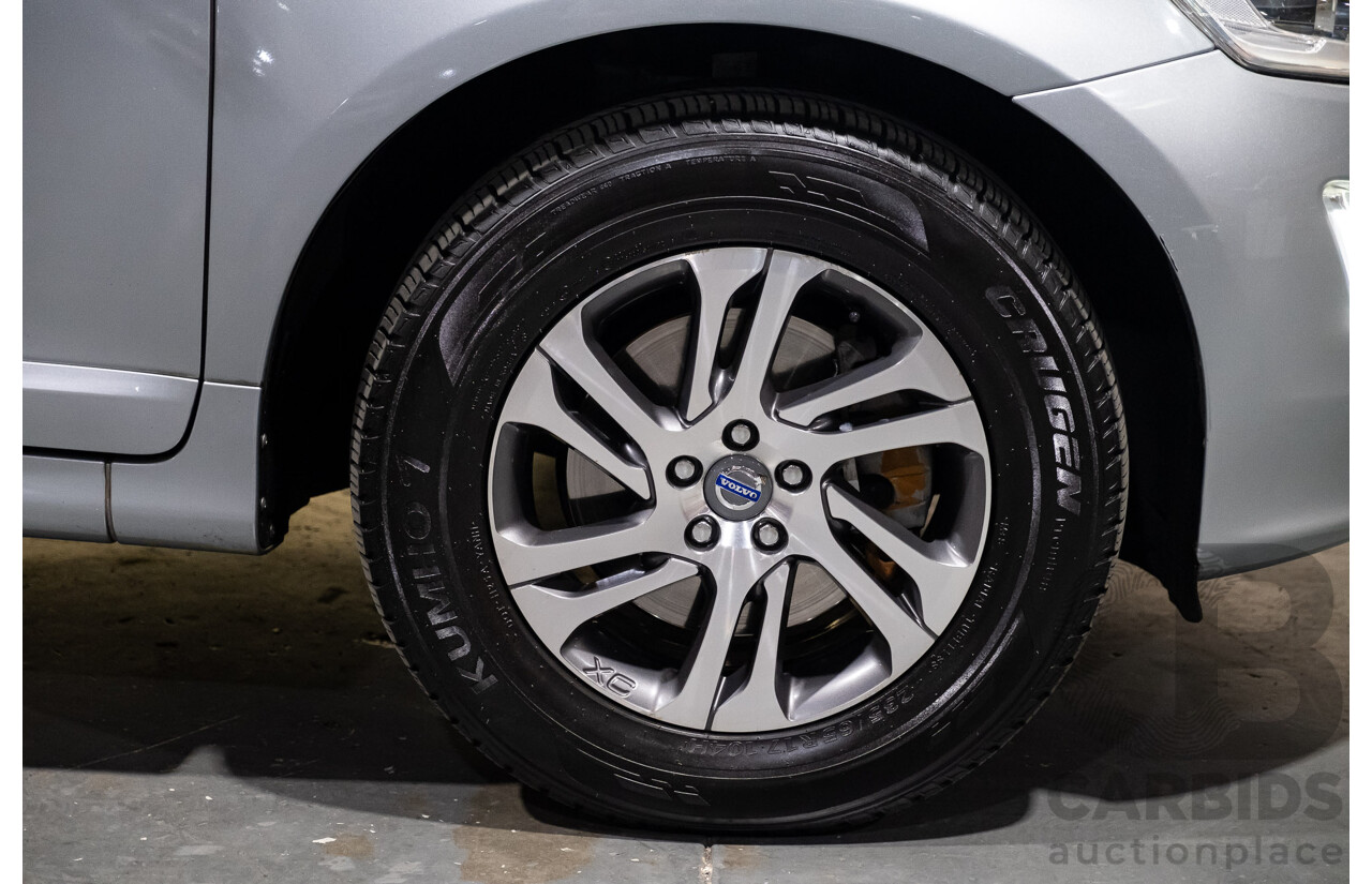 7/2014 Volvo XC60 D4 Luxury DZ 4d Wagon Metallic Silver Turbo Diesel 2.0L