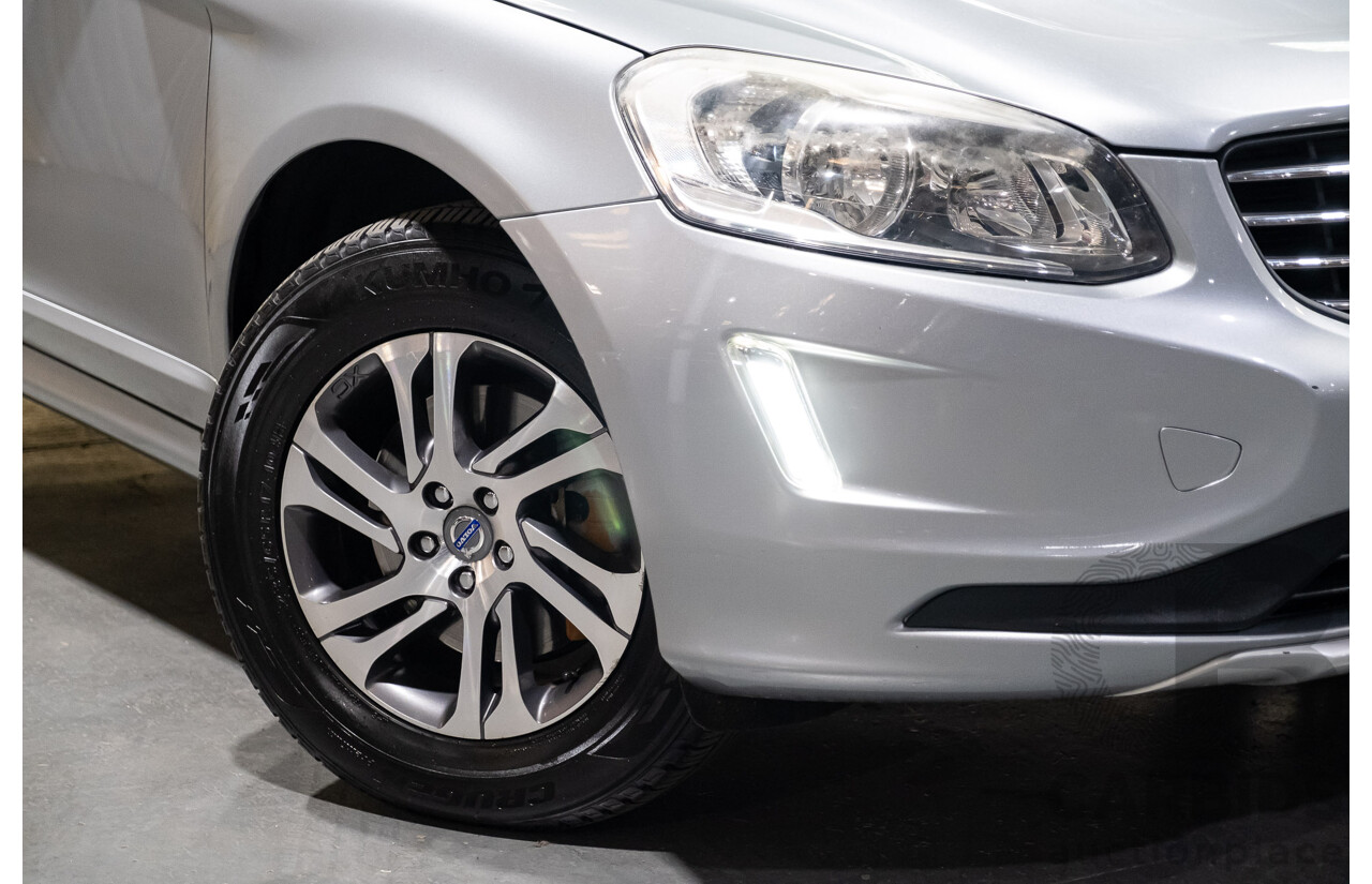7/2014 Volvo XC60 D4 Luxury DZ 4d Wagon Metallic Silver Turbo Diesel 2.0L