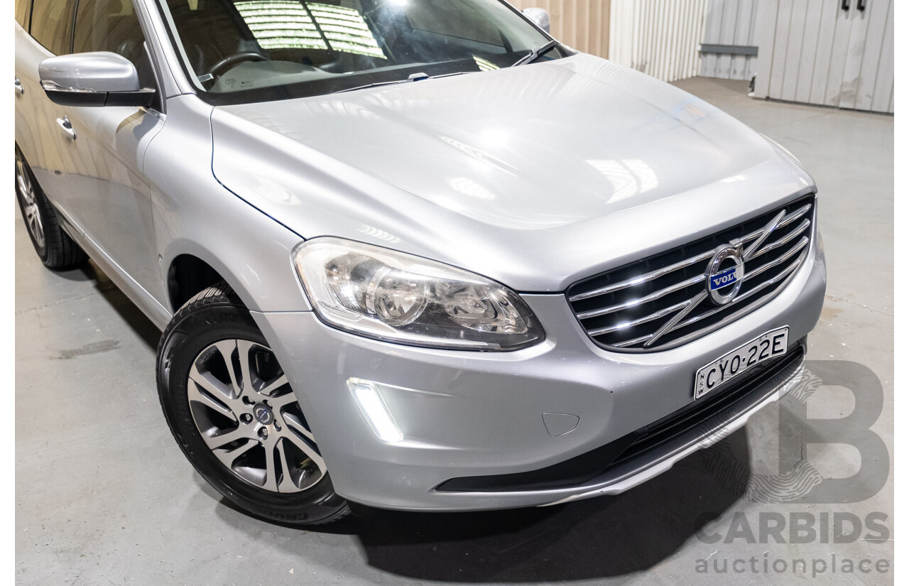 7/2014 Volvo XC60 D4 Luxury DZ 4d Wagon Metallic Silver Turbo Diesel 2.0L