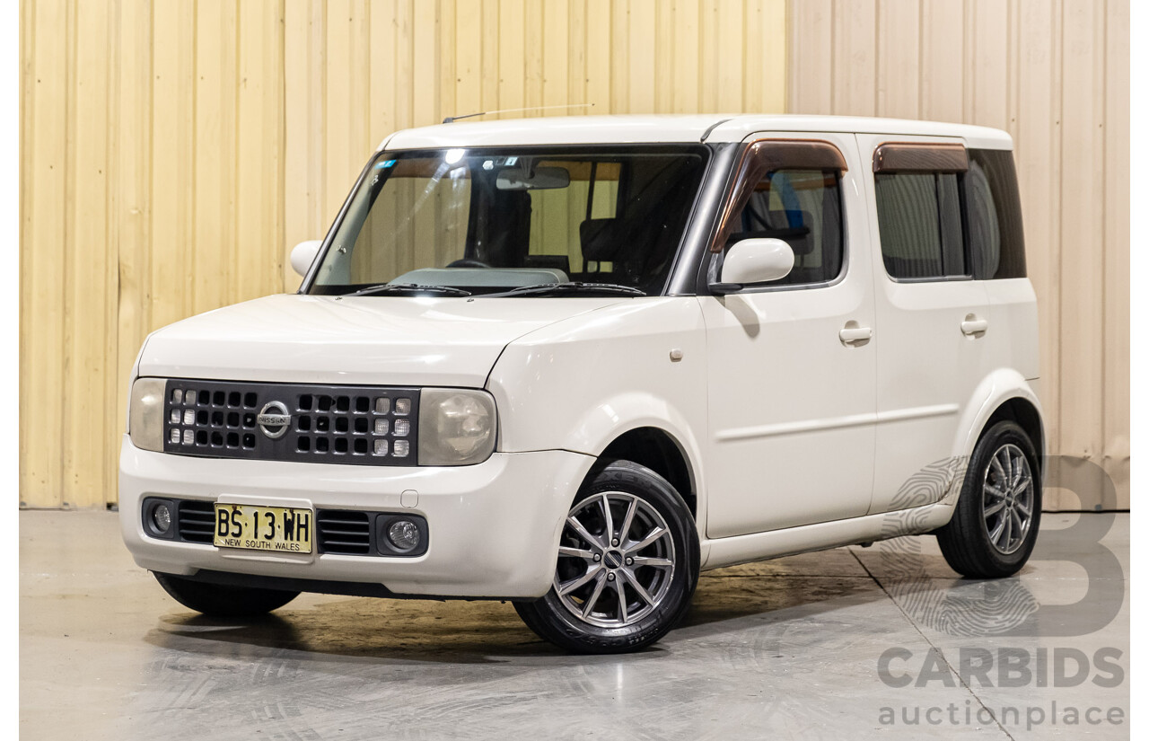 03/2003 Nissan Cube BZ11 4d Wagon White 1.4L - Used Import(dated 11/2012)