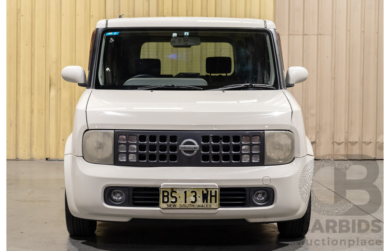 03/2003 Nissan Cube BZ11 4d Wagon White 1.4L - Used Import(dated 11/2012)
