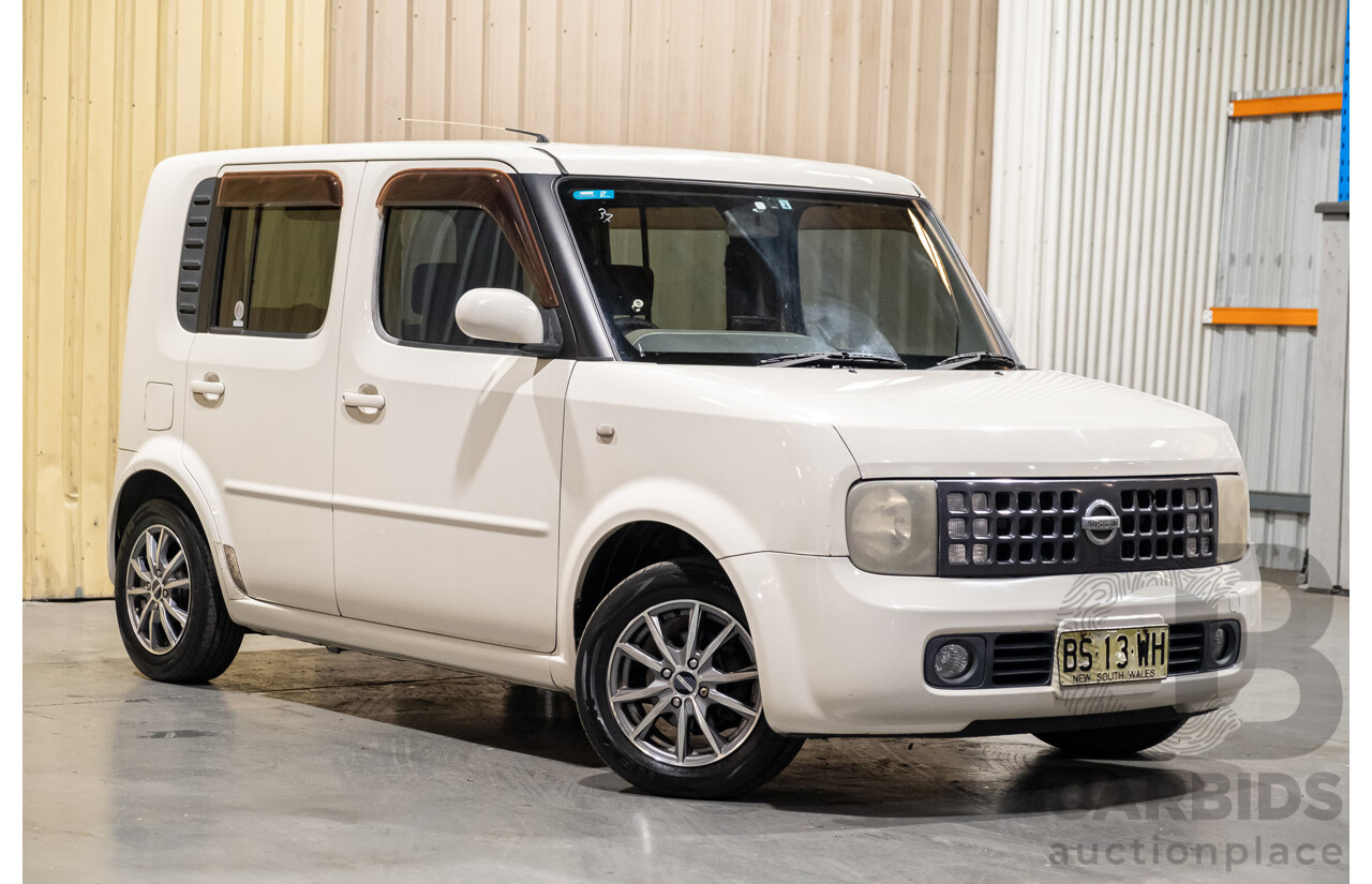 03/2003 Nissan Cube BZ11 4d Wagon White 1.4L - Used Import(dated 11/2012)