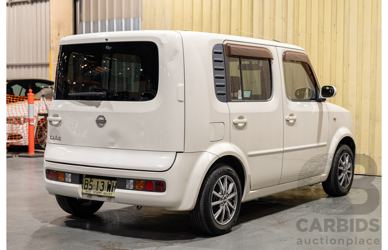 03/2003 Nissan Cube BZ11 4d Wagon White 1.4L - Used Import(dated 11/2012)