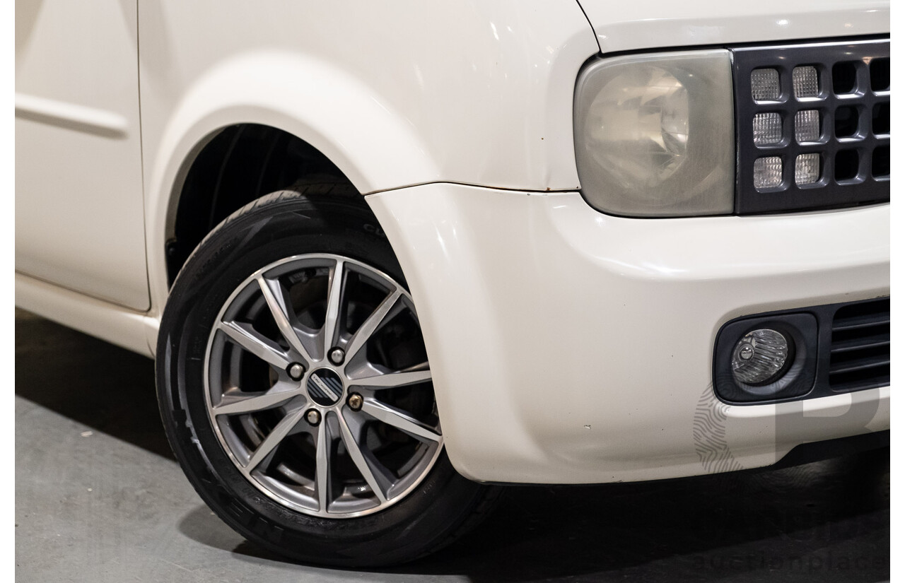 03/2003 Nissan Cube BZ11 4d Wagon White 1.4L - Used Import(dated 11/2012)