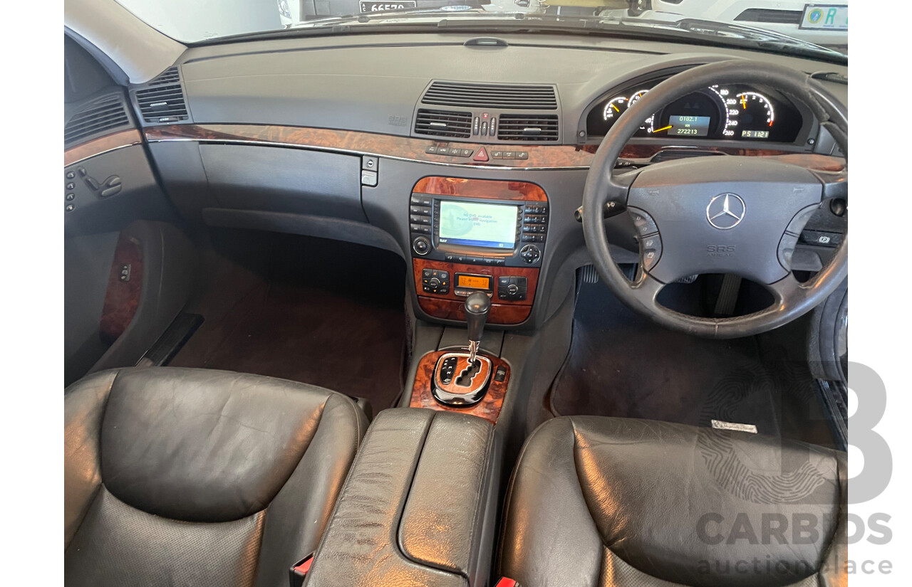 12/2003 Mercedes-Benz S430  W220 4d Sedan Black 4.3L