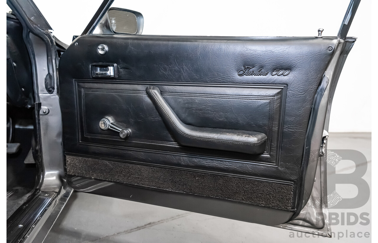 4/1975 Ford Fairlane 500 ZG Y Code 4d Sedan Metallic Grey 351ci V8 5.8L