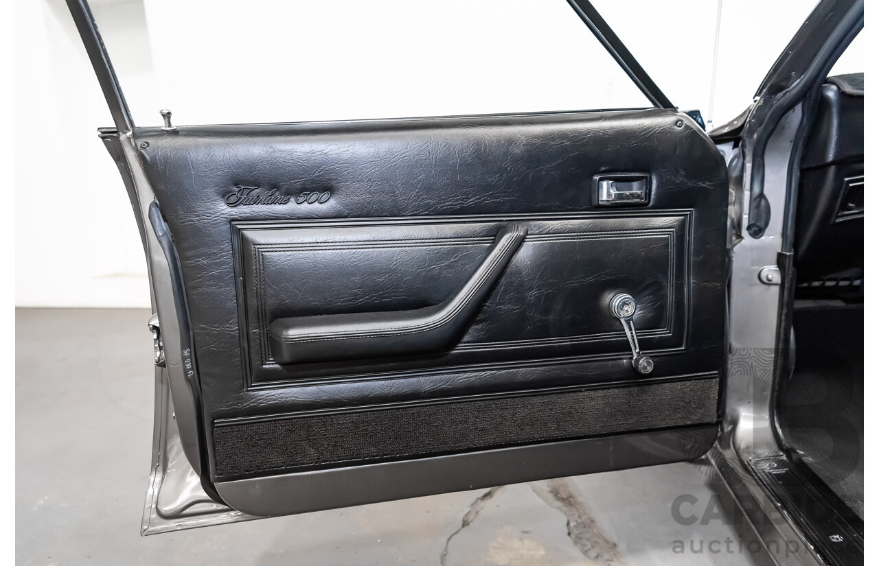 4/1975 Ford Fairlane 500 ZG Y Code 4d Sedan Metallic Grey 351ci V8 5.8L