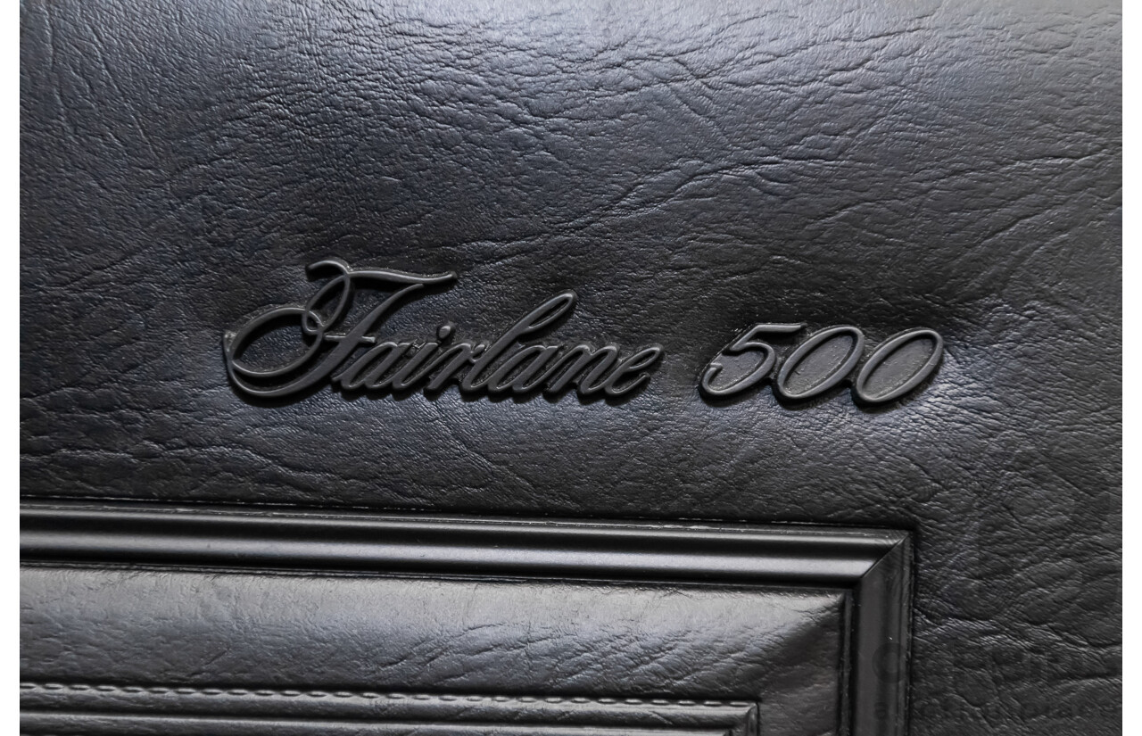 4/1975 Ford Fairlane 500 ZG Y Code 4d Sedan Metallic Grey 351ci V8 5.8L