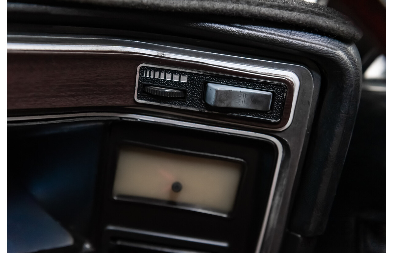 4/1975 Ford Fairlane 500 ZG Y Code 4d Sedan Metallic Grey 351ci V8 5.8L