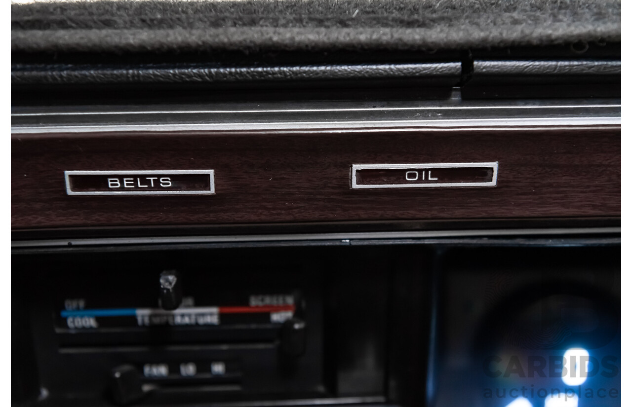 4/1975 Ford Fairlane 500 ZG Y Code 4d Sedan Metallic Grey 351ci V8 5.8L