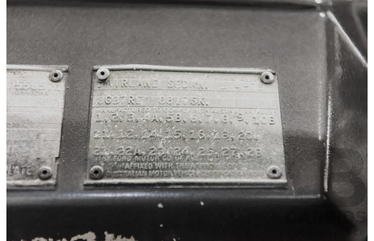 4/1975 Ford Fairlane 500 ZG Y Code 4d Sedan Metallic Grey 351ci V8 5.8L