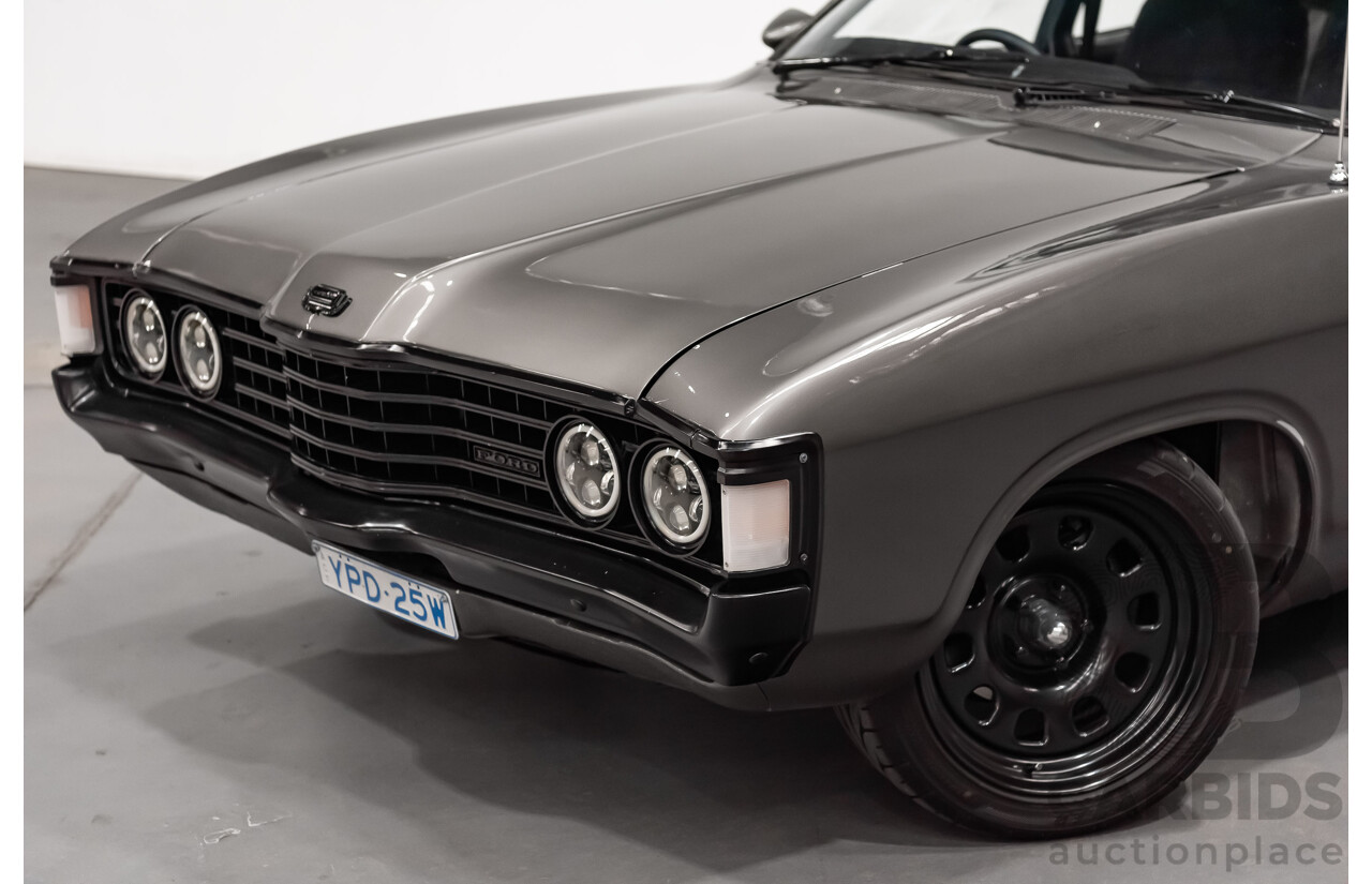 4/1975 Ford Fairlane 500 ZG Y Code 4d Sedan Metallic Grey 351ci V8 5.8L