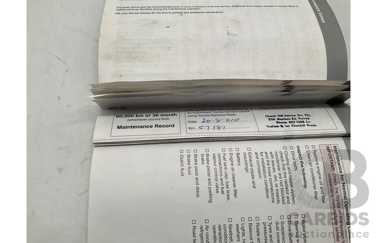 5/2007 Toyota Corolla Ascent ZRE152R 4d Sedan Grey 1.8L