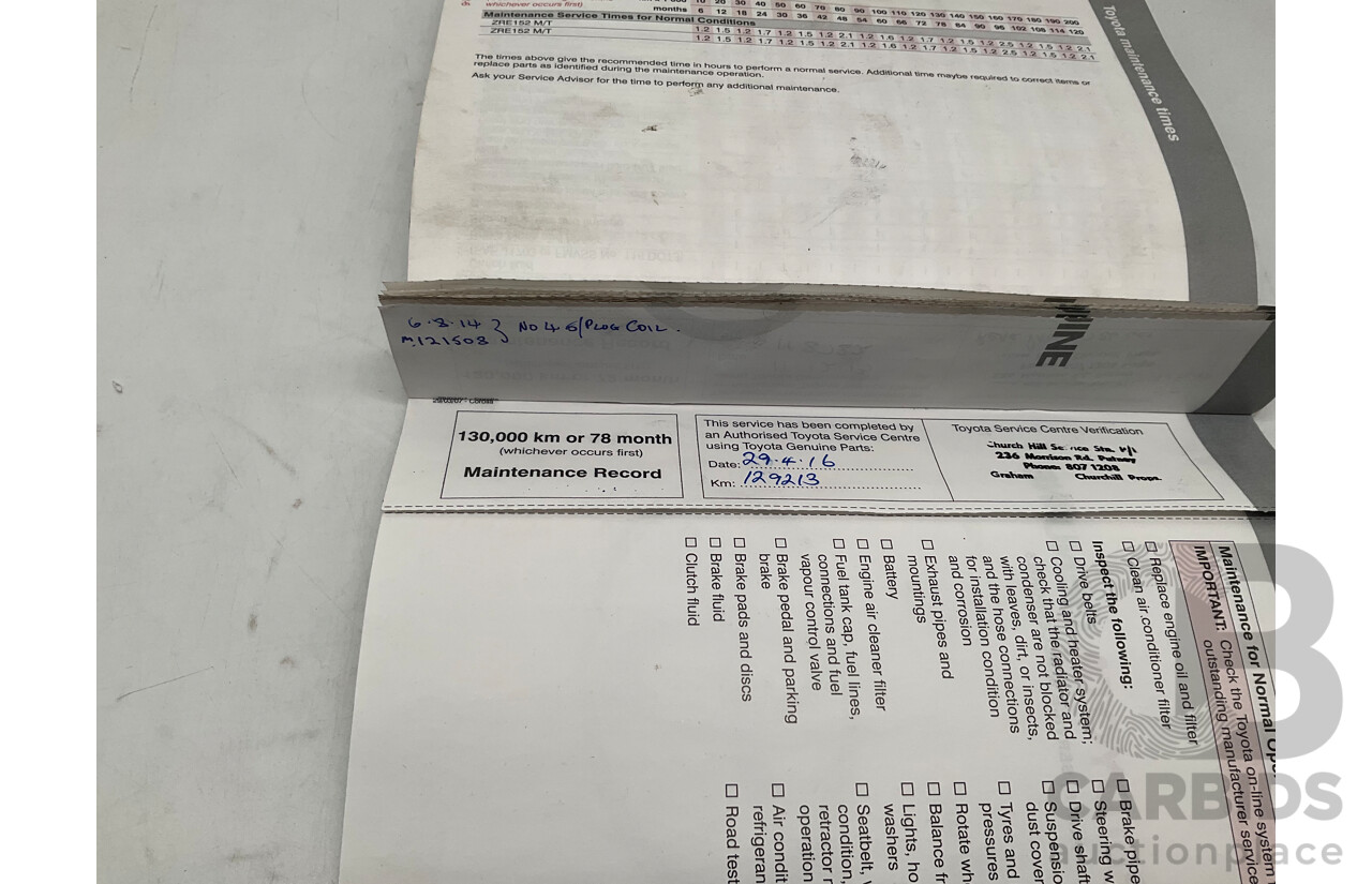 5/2007 Toyota Corolla Ascent ZRE152R 4d Sedan Grey 1.8L