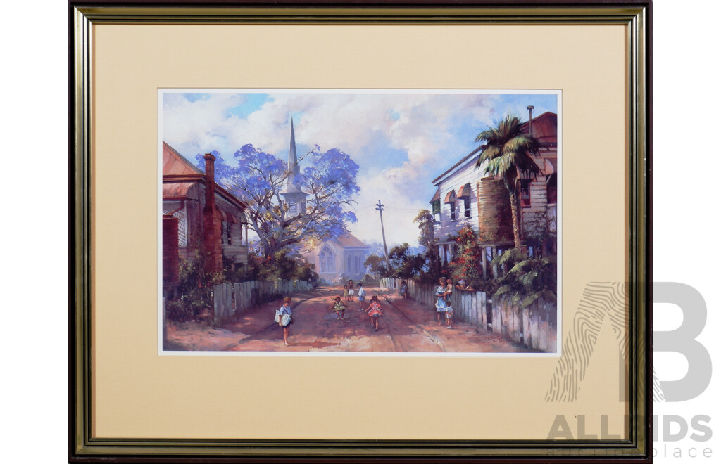 Pair of D'Arcy Doyle Offset Prints, for Keeps & Hopscotch (2)