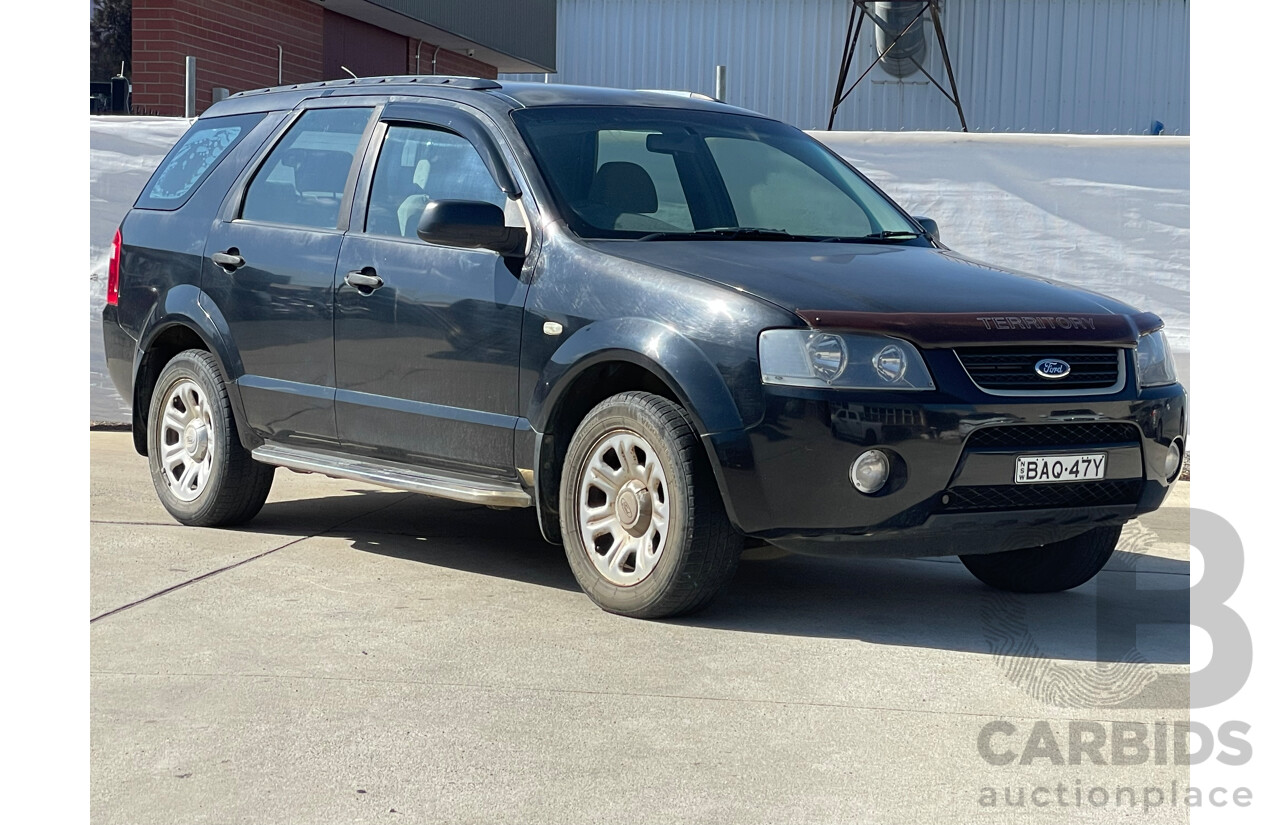 8/2005 Ford Territory TX (rwd) SX 4d Wagon Black 4.0L