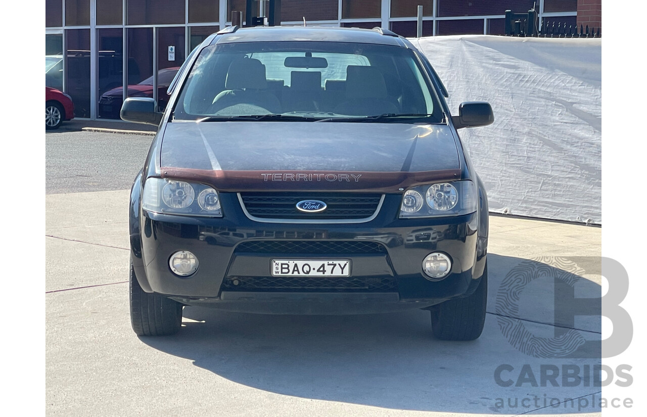 8/2005 Ford Territory TX (rwd) SX 4d Wagon Black 4.0L