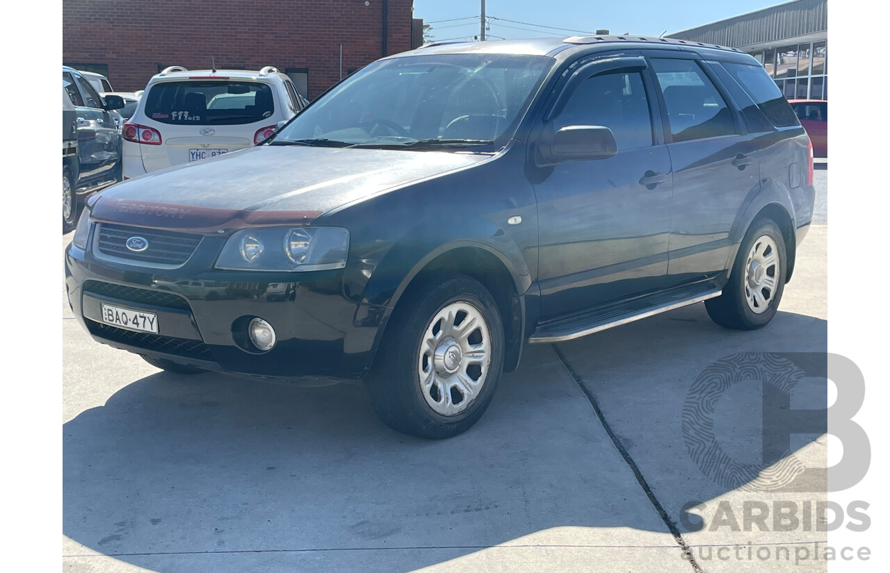 8/2005 Ford Territory TX (rwd) SX 4d Wagon Black 4.0L