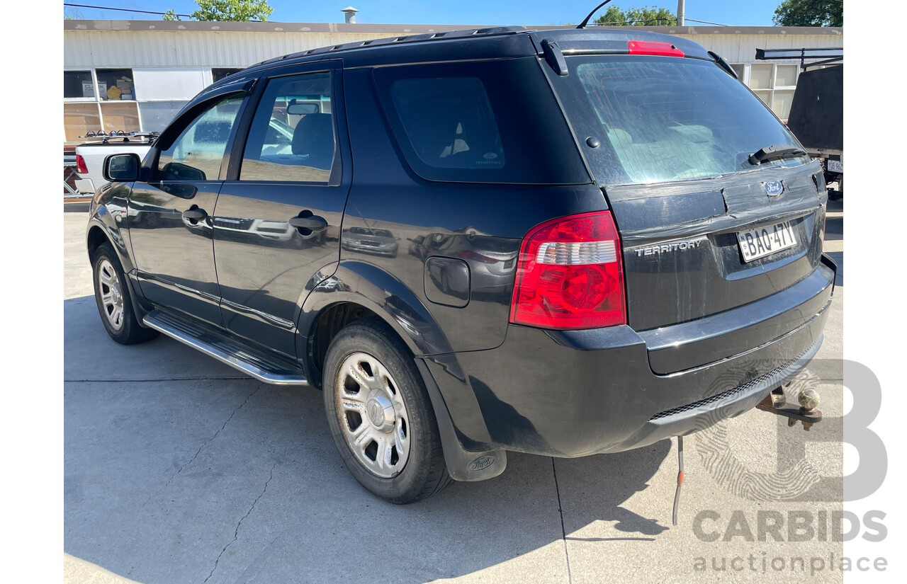 8/2005 Ford Territory TX (rwd) SX 4d Wagon Black 4.0L