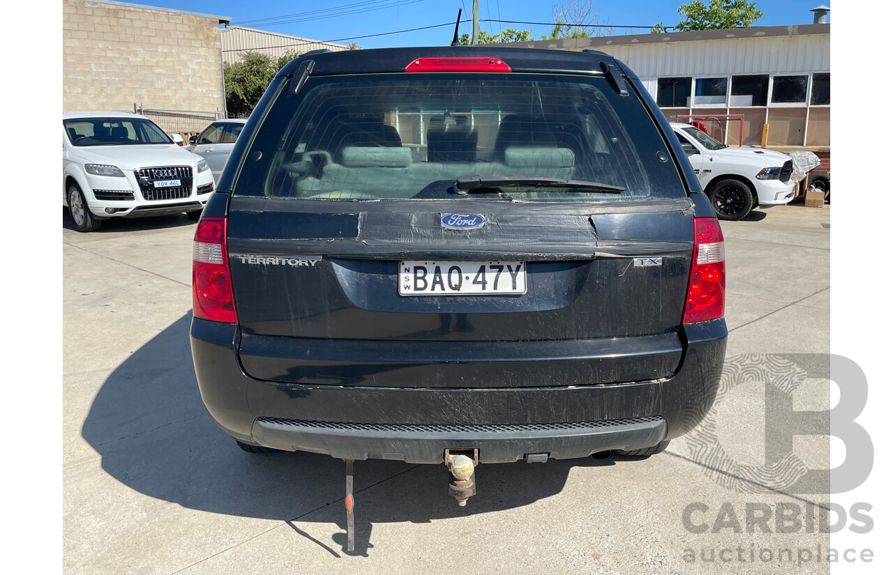 8/2005 Ford Territory TX (rwd) SX 4d Wagon Black 4.0L