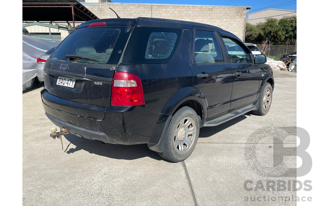 8/2005 Ford Territory TX (rwd) SX 4d Wagon Black 4.0L
