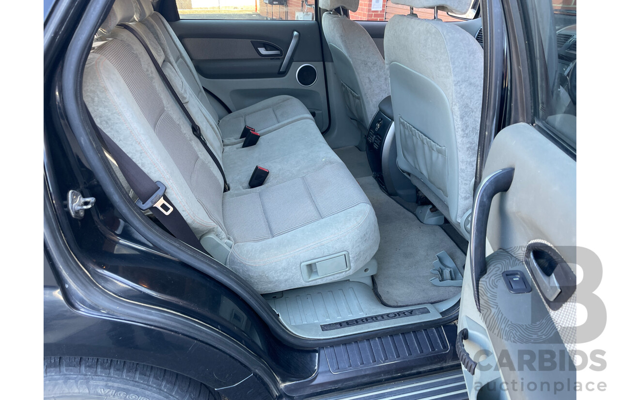 8/2005 Ford Territory TX (rwd) SX 4d Wagon Black 4.0L