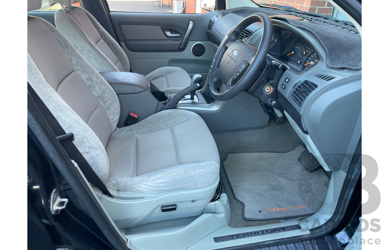 8/2005 Ford Territory TX (rwd) SX 4d Wagon Black 4.0L
