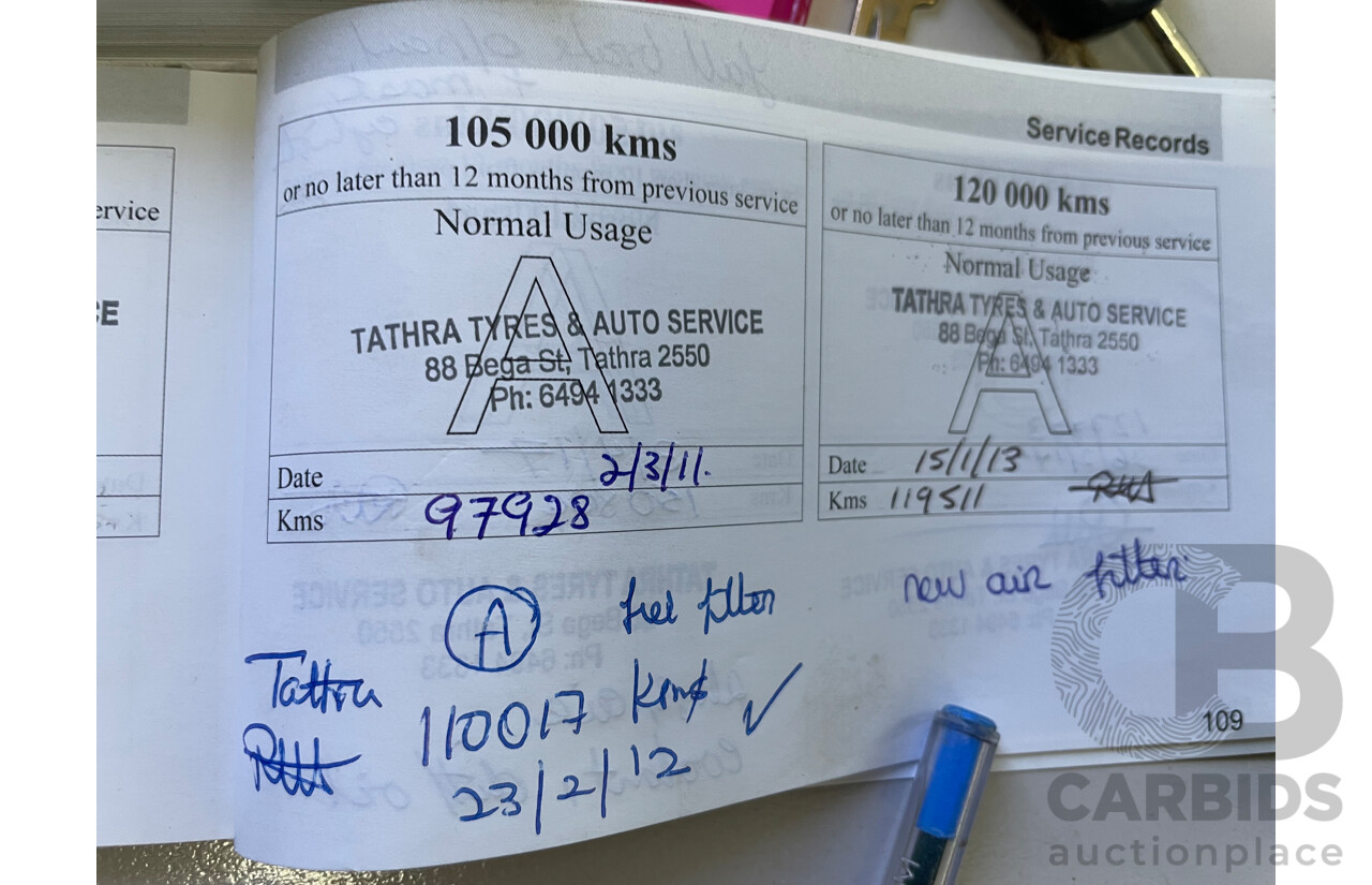 8/2005 Ford Territory TX (rwd) SX 4d Wagon Black 4.0L