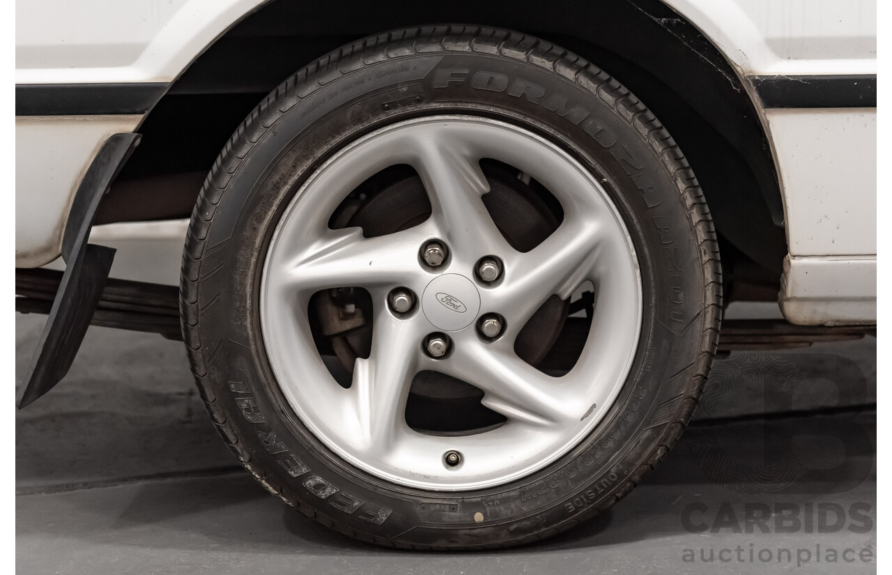 9/1998 Ford Falcon GLi Longreach Tradesman XHII Panel Van White 4.0L