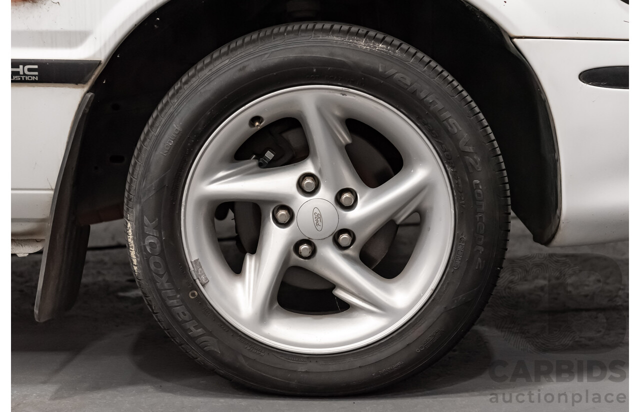 9/1998 Ford Falcon GLi Longreach Tradesman XHII Panel Van White 4.0L