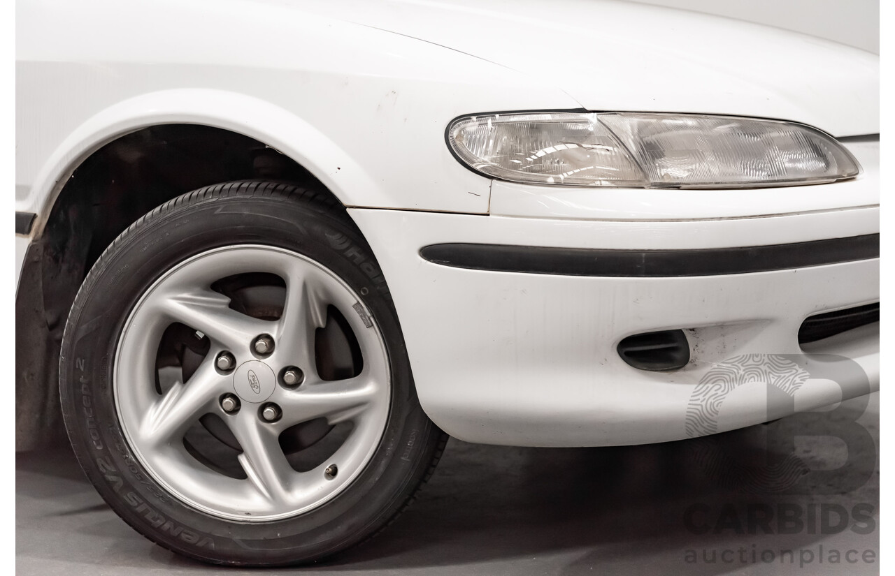 9/1998 Ford Falcon GLi Longreach Tradesman XHII Panel Van White 4.0L