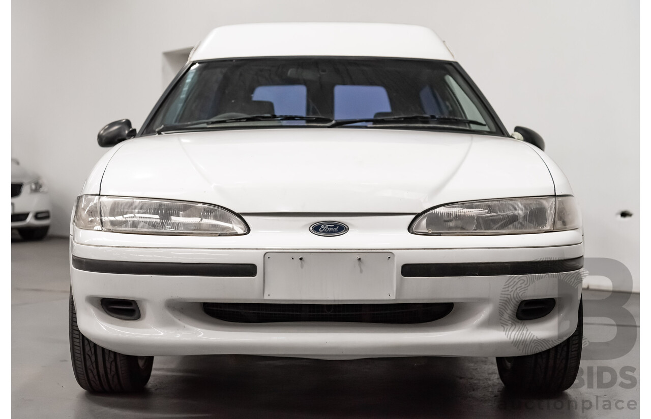 9/1998 Ford Falcon GLi Longreach Tradesman XHII Panel Van White 4.0L