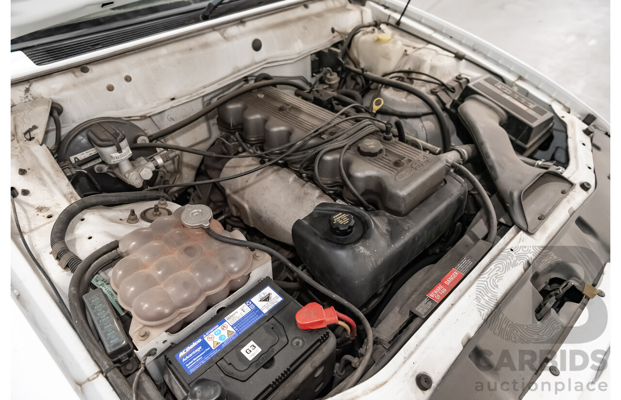 9/1998 Ford Falcon GLi Longreach Tradesman XHII Panel Van White 4.0L