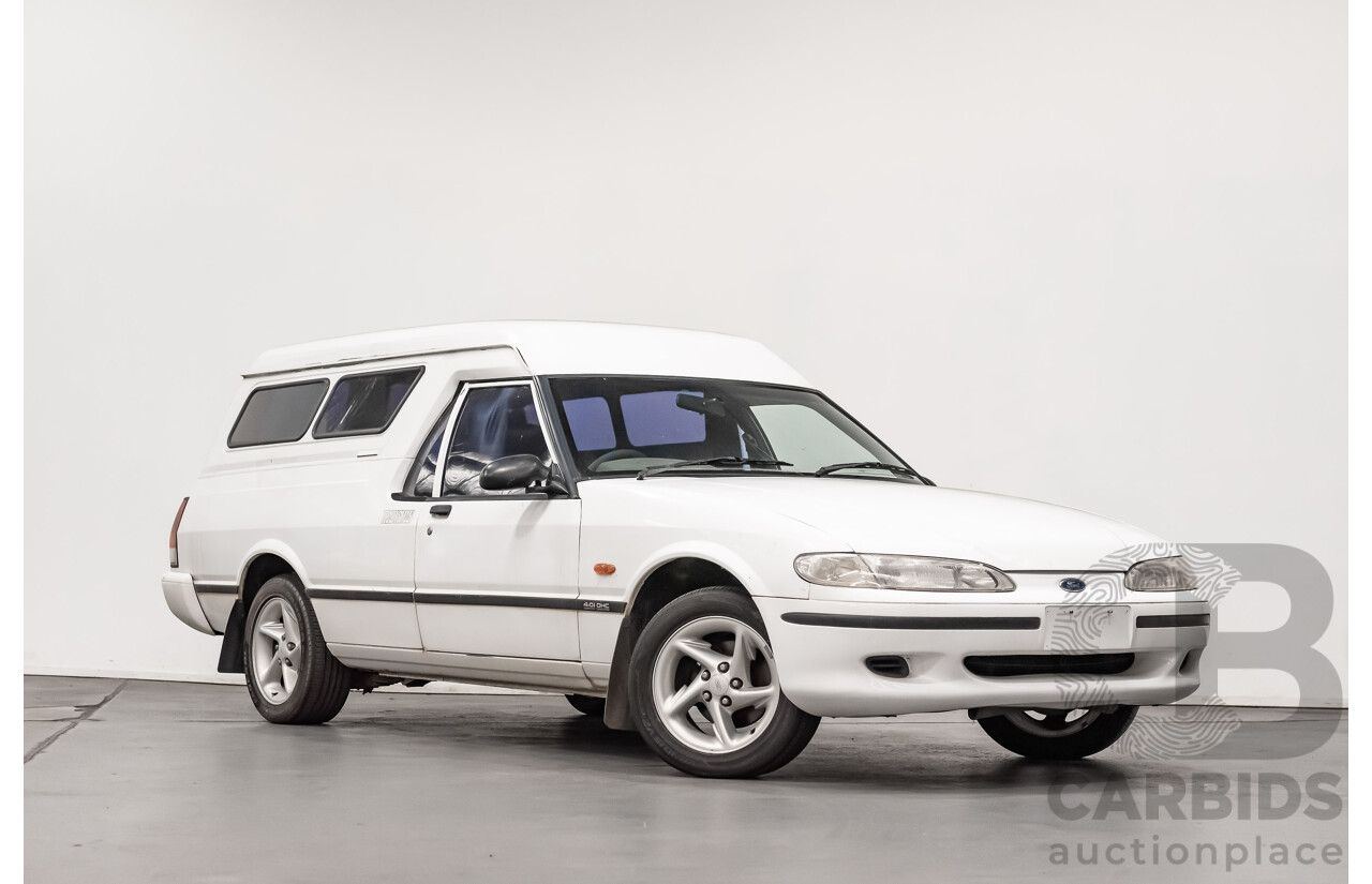 9/1998 Ford Falcon GLi Longreach Tradesman XHII Panel Van White 4.0L