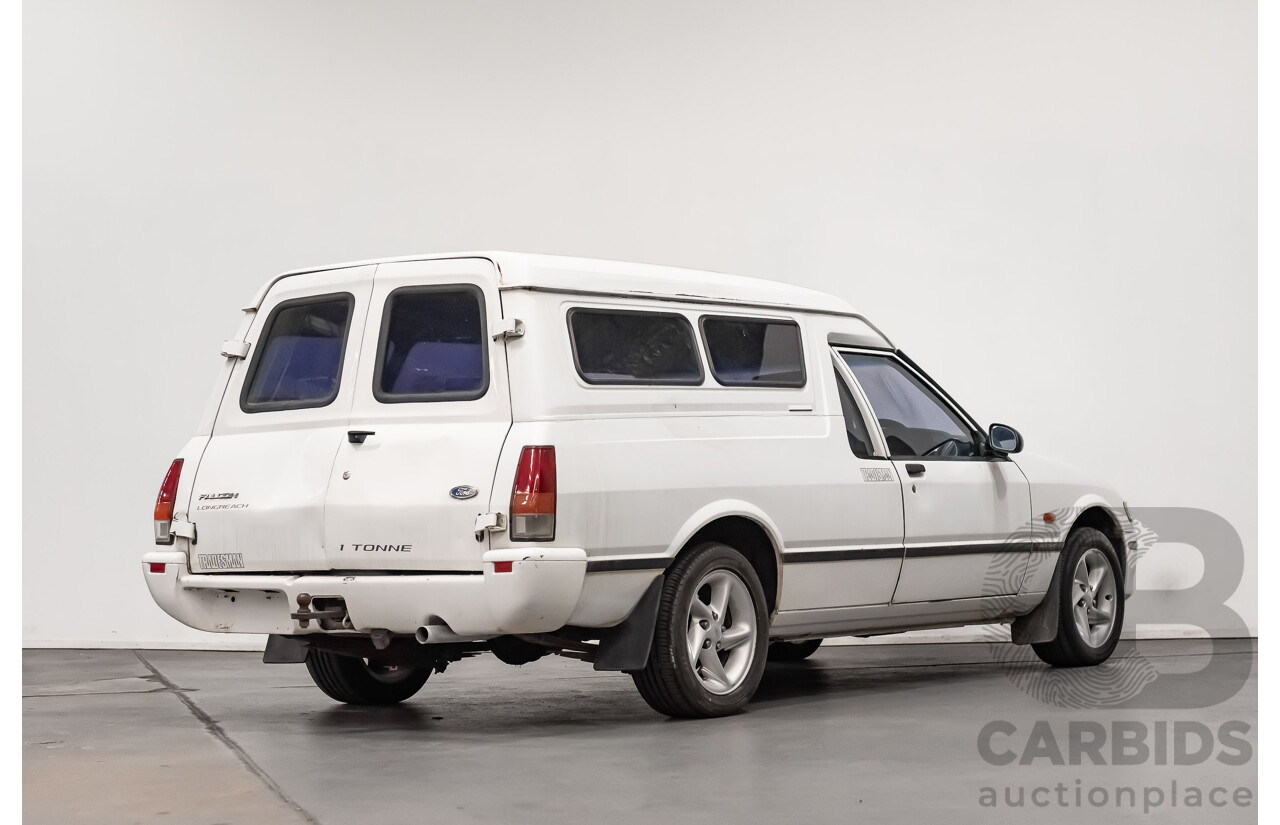9/1998 Ford Falcon GLi Longreach Tradesman XHII Panel Van White 4.0L
