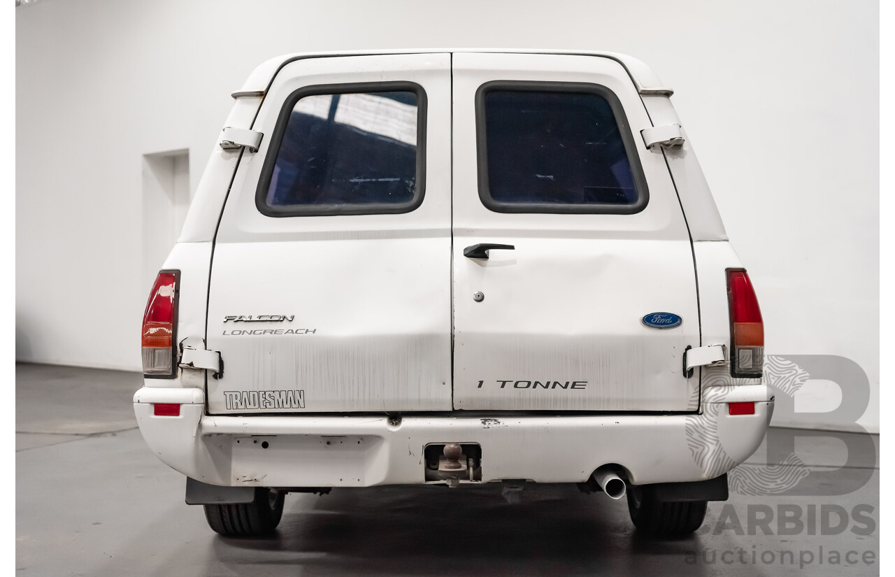 9/1998 Ford Falcon GLi Longreach Tradesman XHII Panel Van White 4.0L